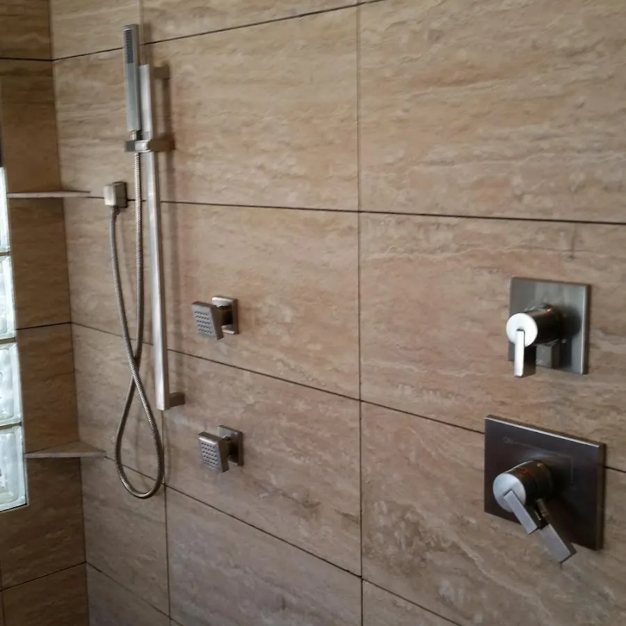 Shower fixture installation for Frozen Pipe Repair in White Oak